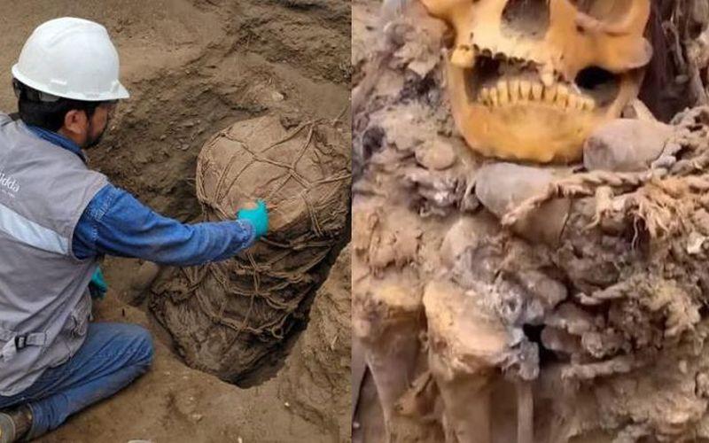 Encontraron momia