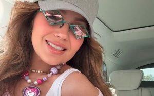 Thalía muestra