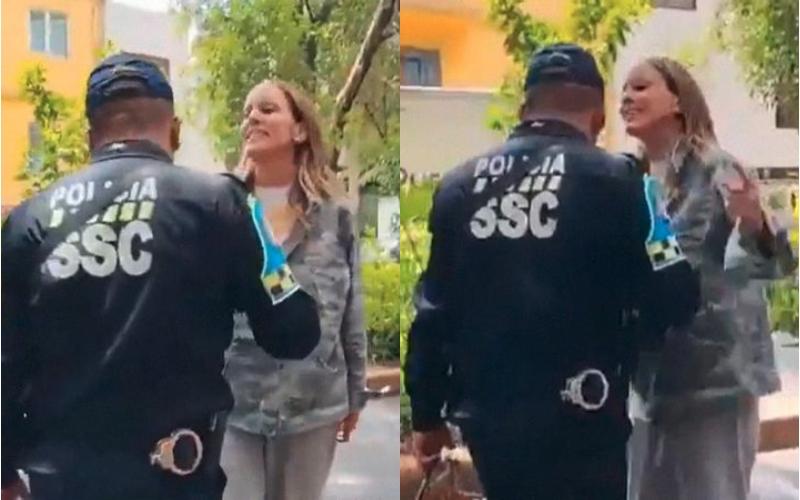 Policía agredido