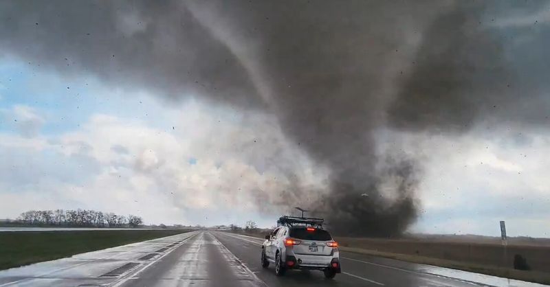 Tornado que dejó