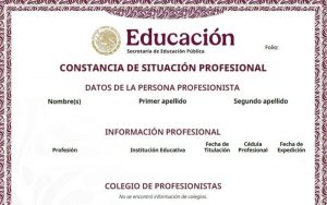 ¿Qué es la Constancia