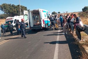 Volcadura de autobús