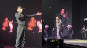 Invitó a cantar Peso