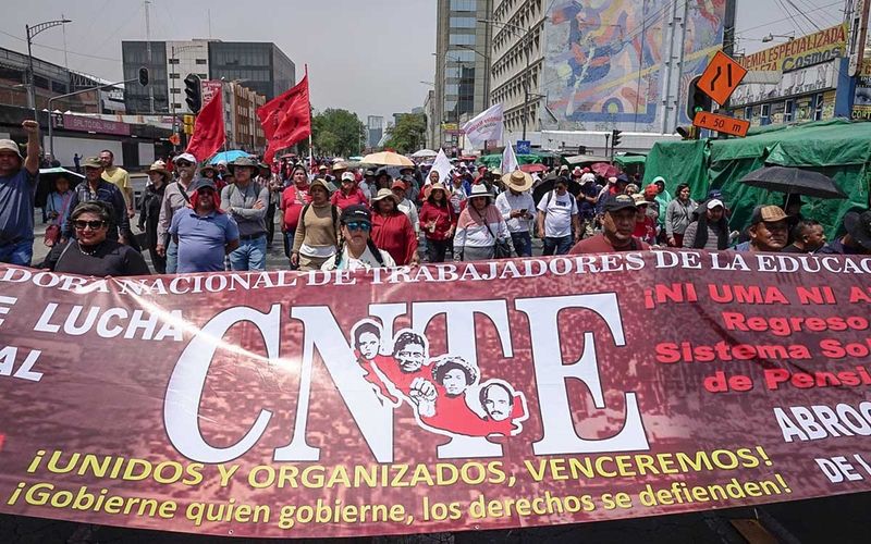 CNTE anuncia paro