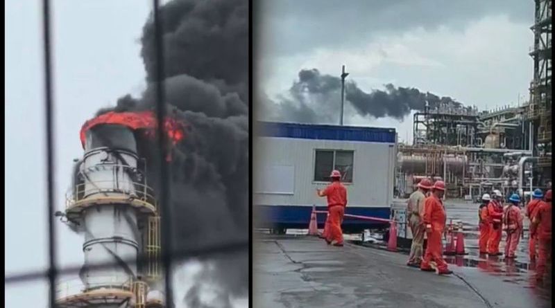 Reportan humo