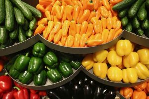 Pimiento, arándano