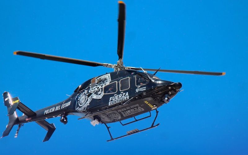 Atacan helicóptero
