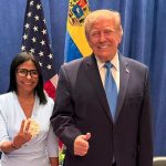 Trump y Delcy